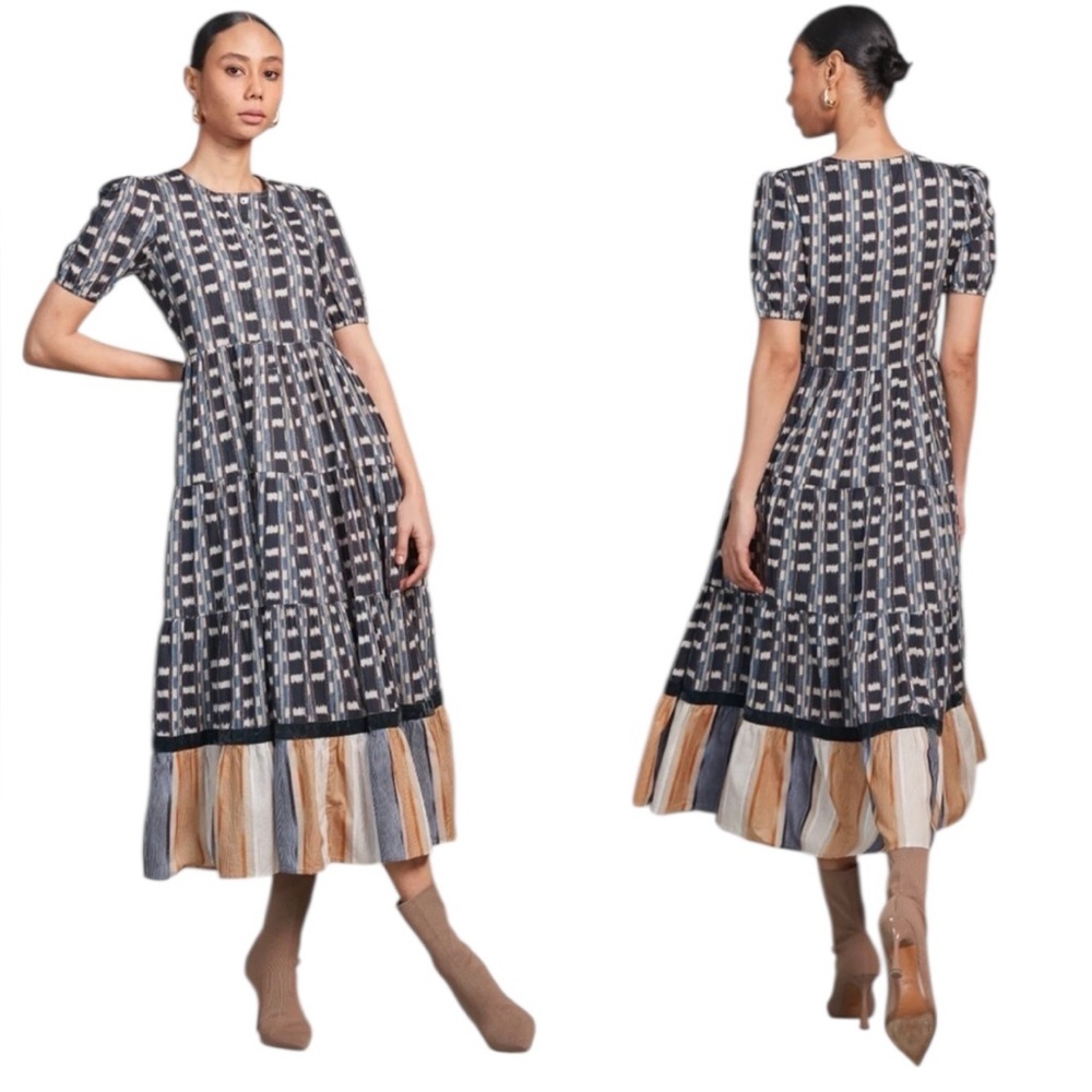 Ro’s Garden Daphne Cotton Midi-Dress